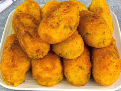 Potatoes with eggs